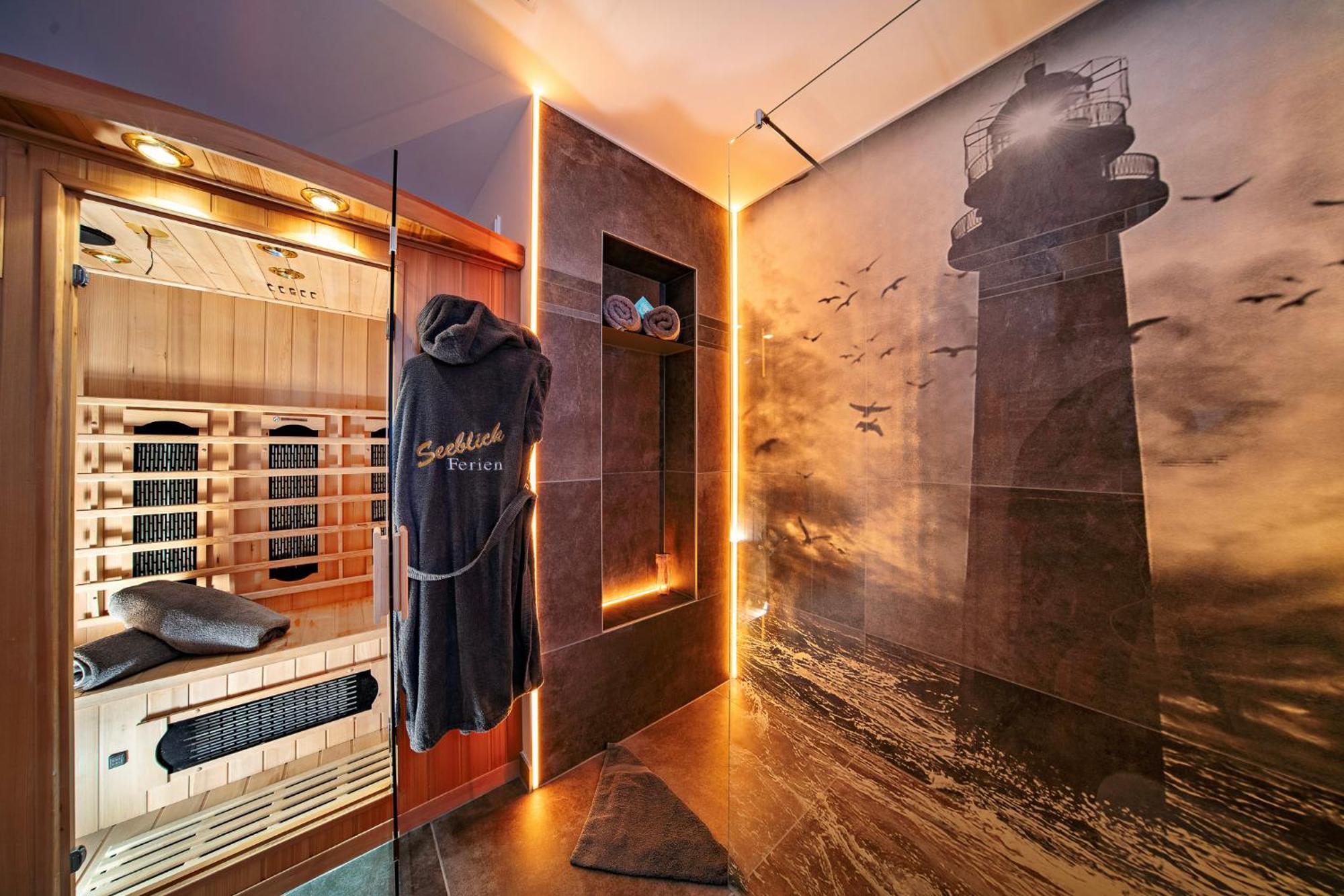 Fewo Raeuberhoehle By Seeblick Ferien Oro, Kamin, Sauna 奥尔本尼兹 外观 照片